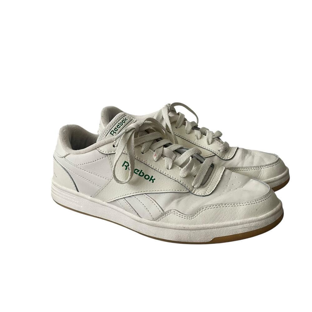 Reebok Men’s Club C 85 sneakers in White with Green logo Size 8.5